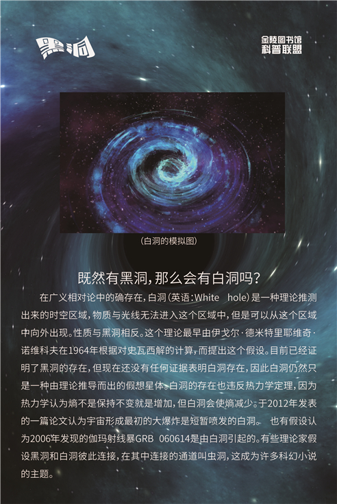 06 既然有黑洞，那么会有白洞吗？