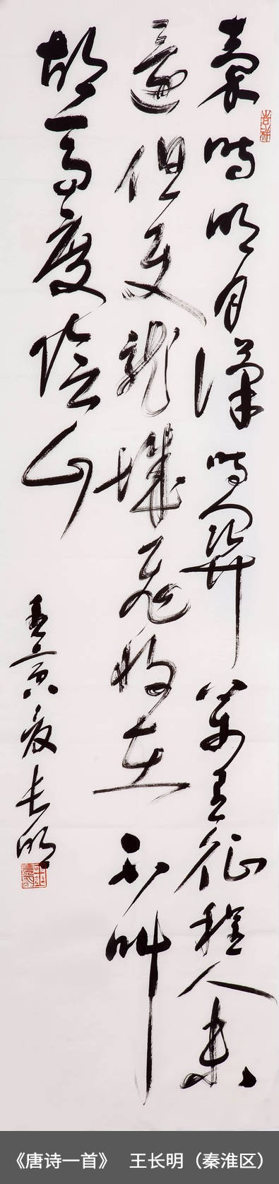 60.秦淮区-王长明-书法《唐诗一首》.jpg